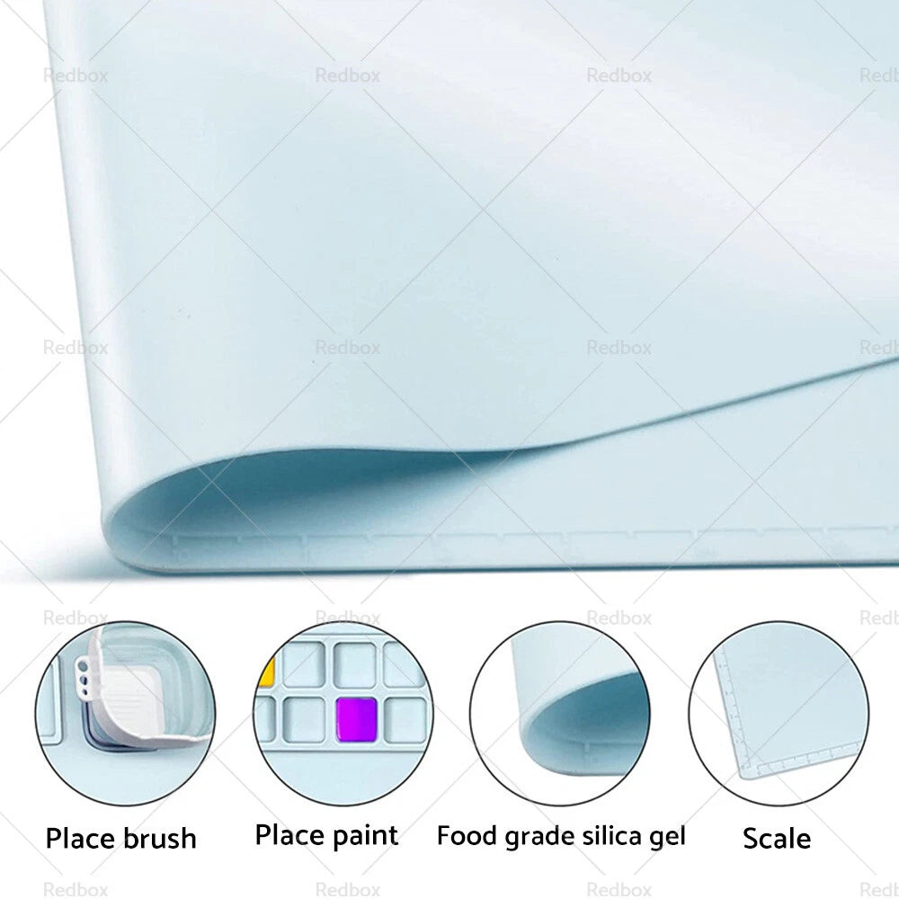 Silicone Art Mat for Crafts and Painting (Non-Stick, 2X)