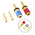 Quick Connector Set of 2 for TIG M8 Water and Gas Hoses