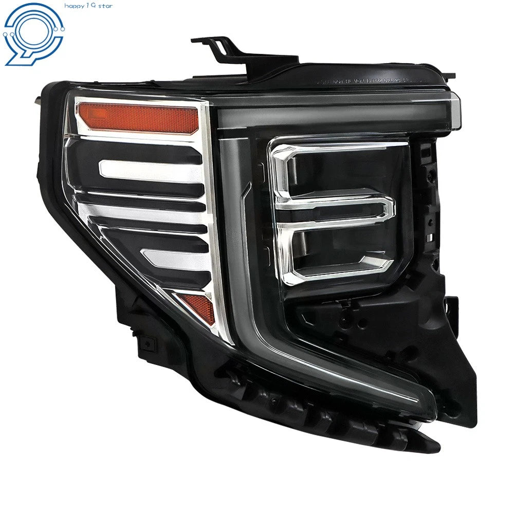 Chrome Full LED Headlight for GMC Sierra 1500 (2022-2024) Right