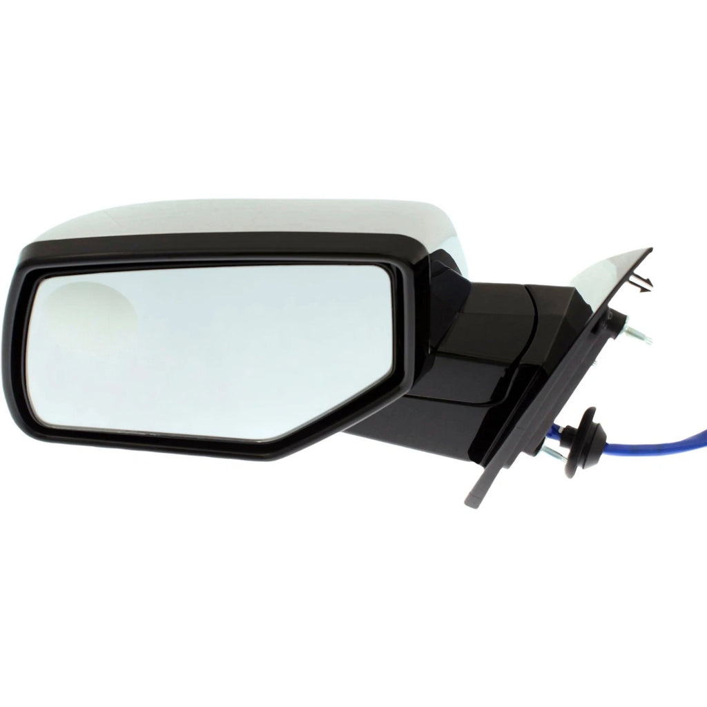 Left Side Chrome Mirror for Chevrolet (2015–2020) with Blind Spot Glass