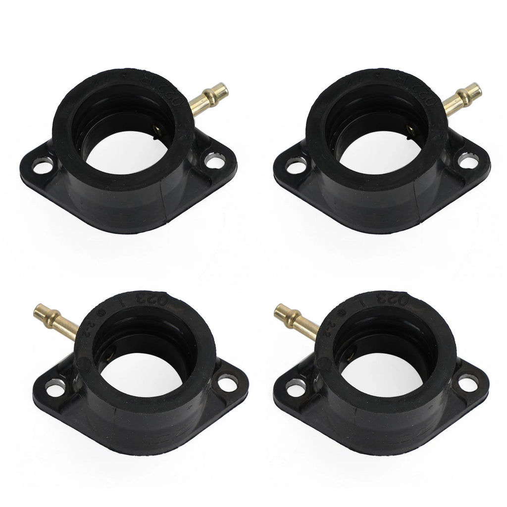 Set of 4 Carburetor Intake Manifolds for Kawasaki (16065-028, 16065-029)