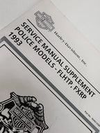 Service Manual Supplement for Harley Davidson FLHTP FXRP (1993) 99483-93SP
