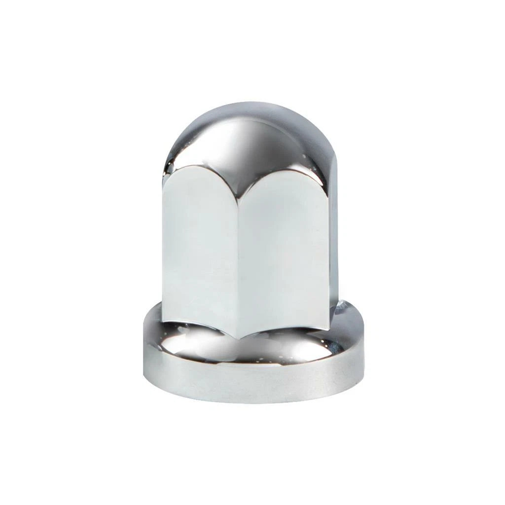Lug Nut Covers Chrome Plastic Push On with Flange for Ford F-150 (2015–2023)