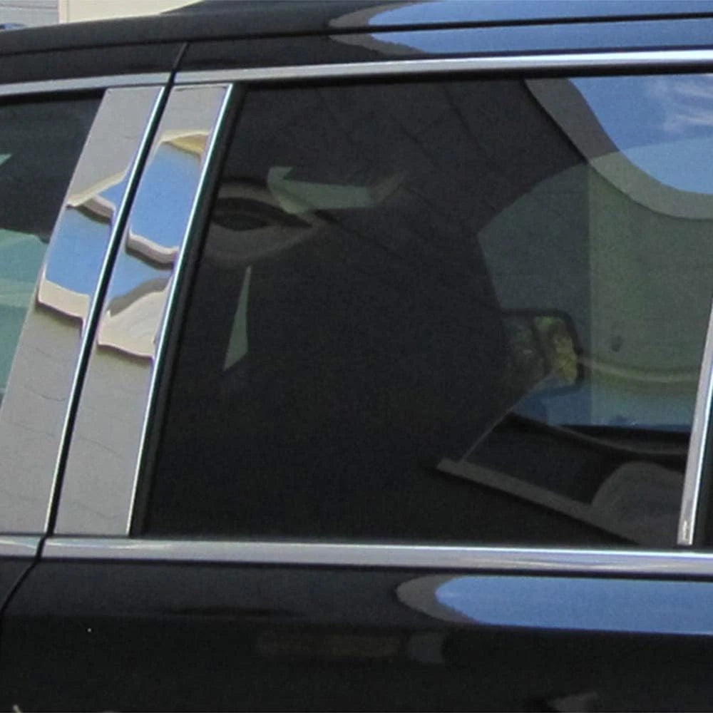 Luxury FX Stainless Steel Pillar Post Trim 6pc for 2015-2020 GMC Yukon