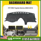 Dash Cover Mat for Toyota Sienna (2004â2007) - Gray
