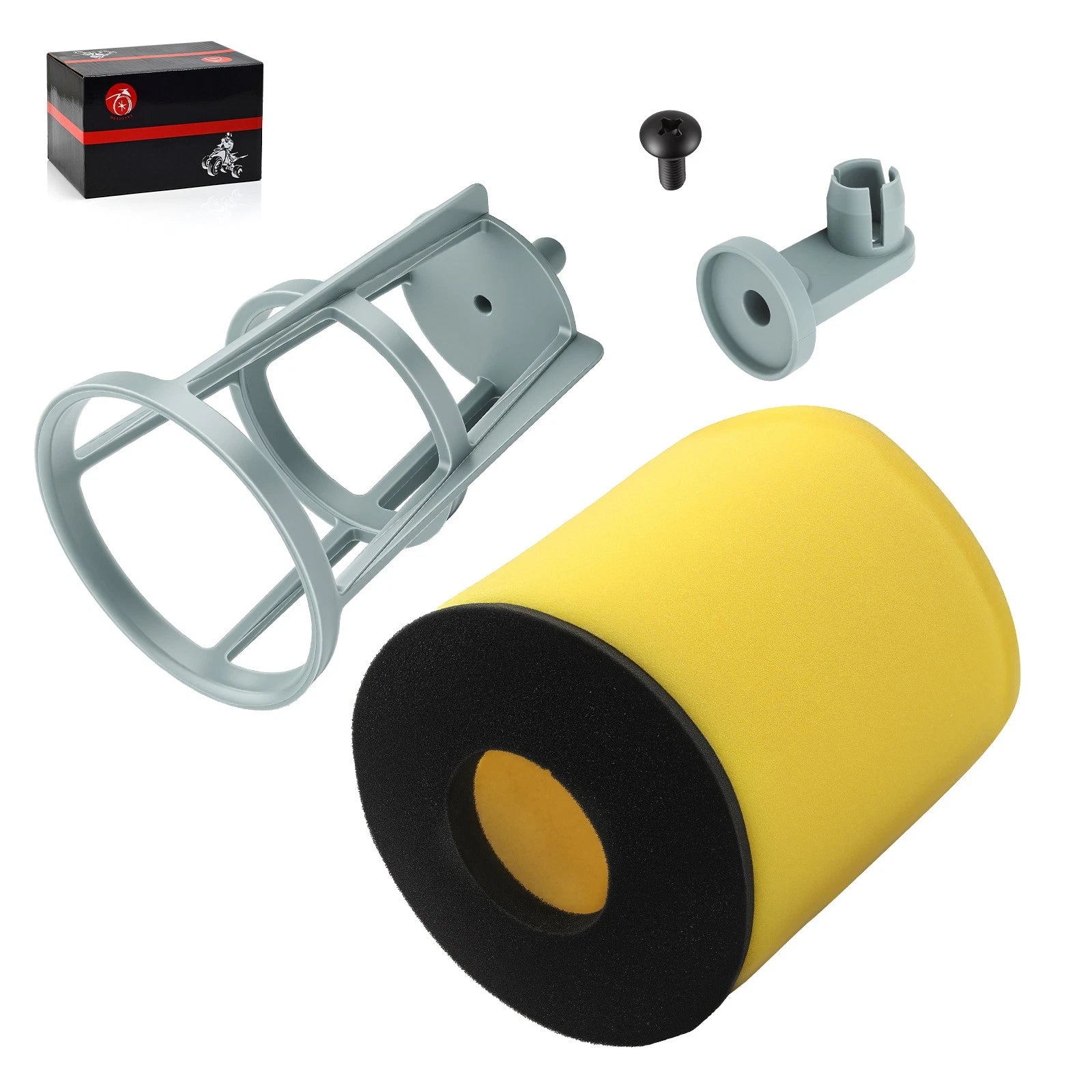 2X Air Filter & Cage Holder Mount for Suzuki Quadsport Z250 LTZ250 (2004–2009)