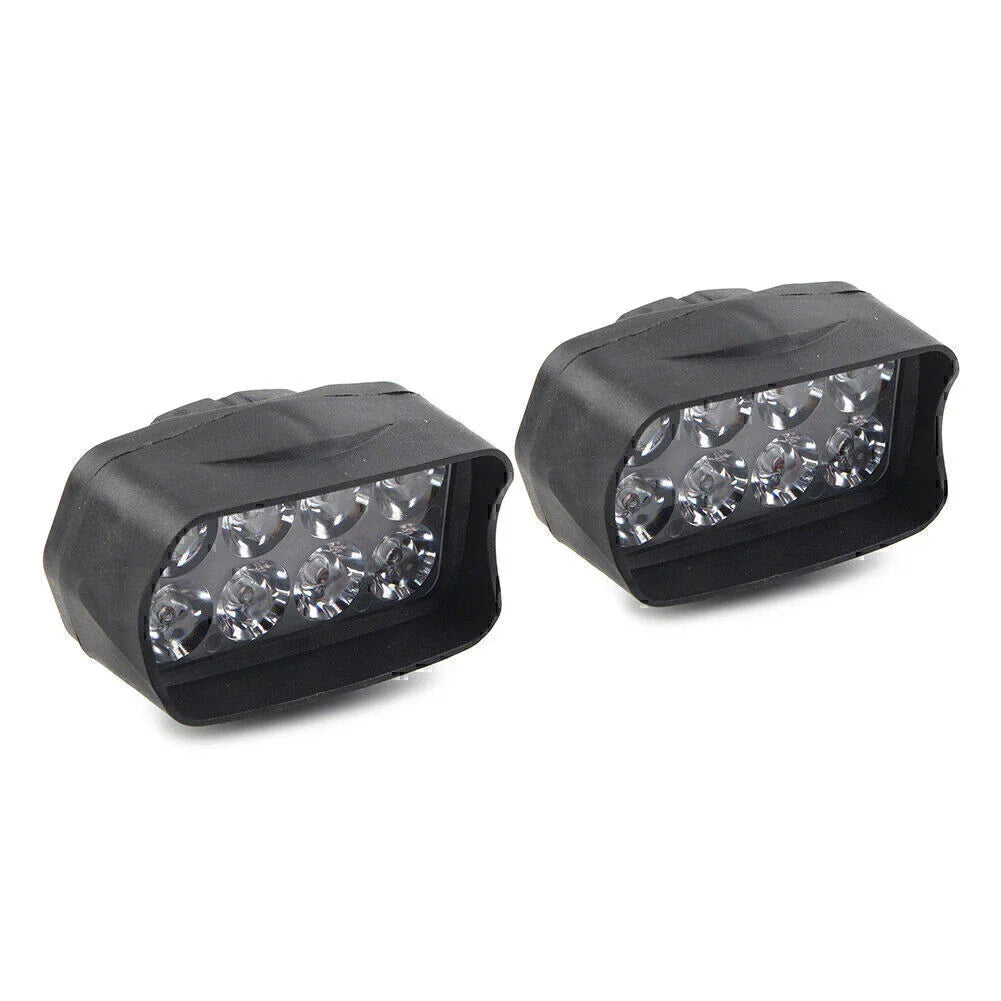 Motorcycle Front Headlight Fog Lights 8-LED for UTV ATV