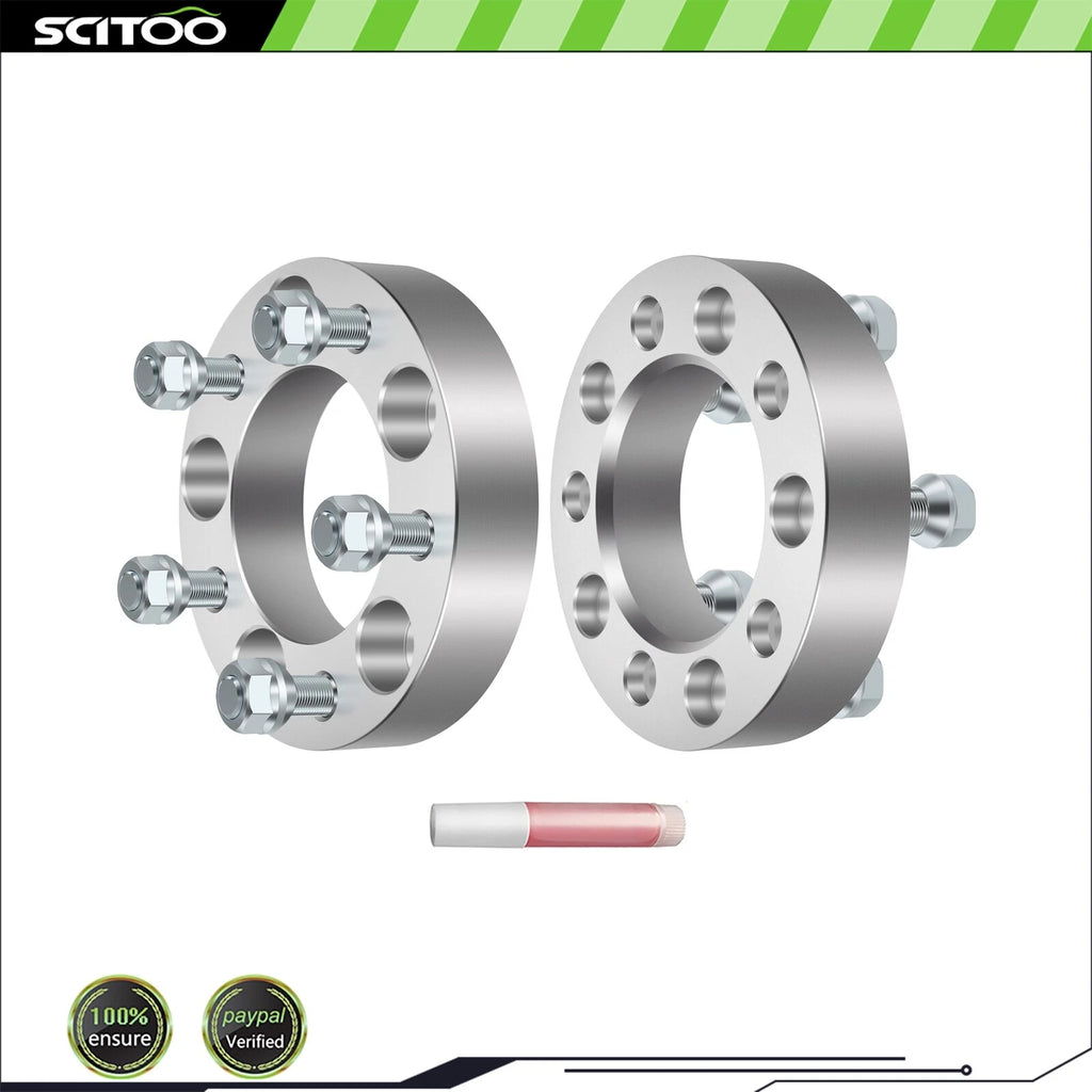 2X Wheel Spacers 5x4.75 1.25" 12x1.5 for Chevrolet S10 Blazer Camaro Corvette