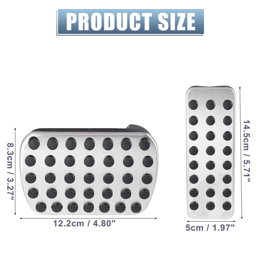 2X Gas Brake Pedal Pads Cover for Mercedes-Benz GLE GLS ML GL 350 (2013–2019)