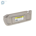 Front Left Driver Sun Visor for Honda Civic (2006–2011) Light Gray