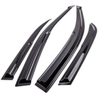Smoke Acrylic Window Visors for Toyota Corolla (2009–2013)