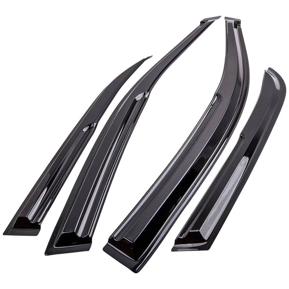 Smoke Acrylic Window Visors for Toyota Corolla (2009–2013)