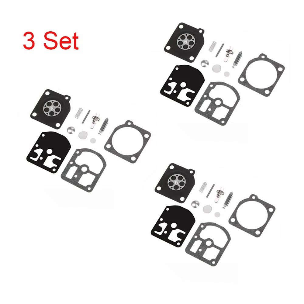 Set of 3 Carburetor Gasket Kits for Stihl 009 010 011 012 011AV (C1S-S1A)