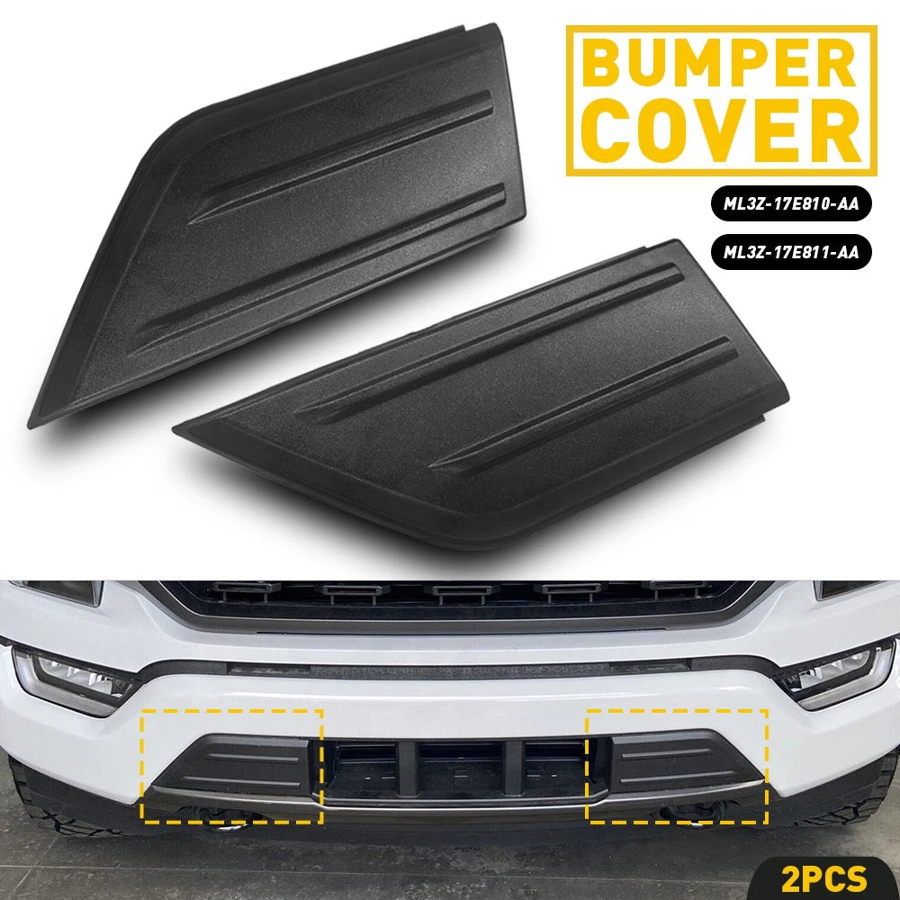 Front Bumper Corner Panel Cover for Ford F150 (2021–2023) Black