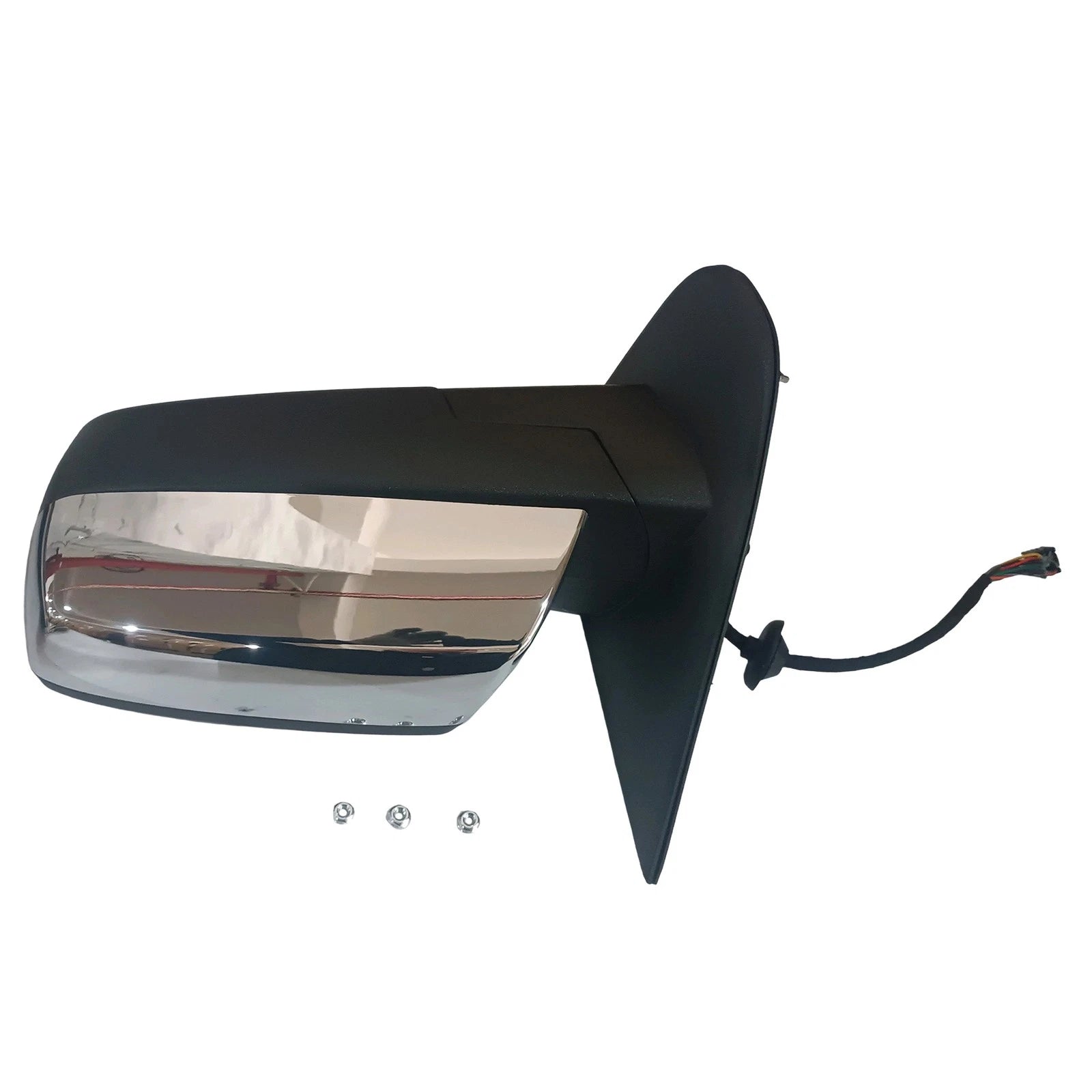 Left Power Folding Heated Memory Signal Puddle Chrome Mirror for Chevy GMC