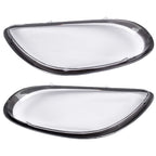 2X Headlight Lens Cover Shell for Porsche Boxster Cayman (2014–2016)