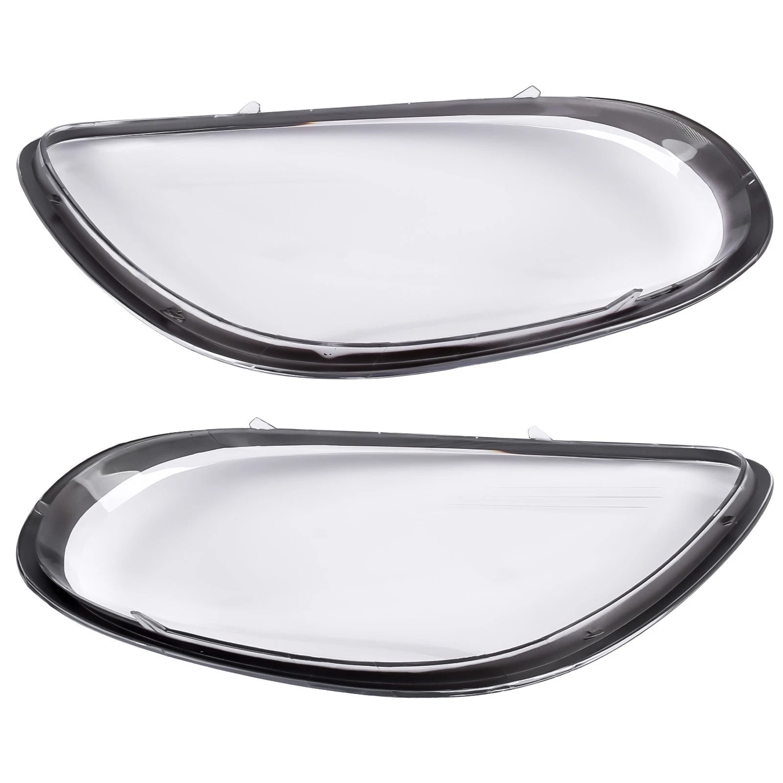 2X Headlight Lens Cover Shell for Porsche Boxster Cayman (2014–2016)