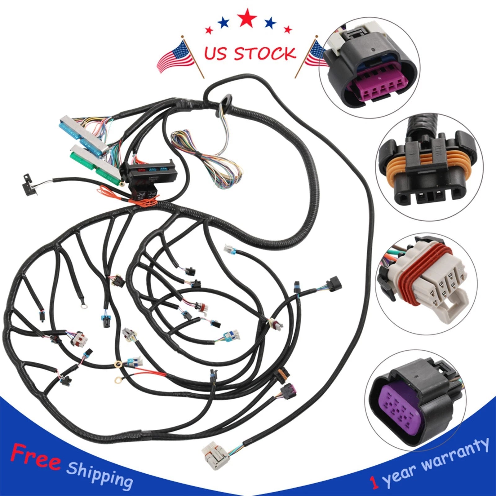 T56 Standalone Wire Harness for LS LS3 Vortec (2003–2007)