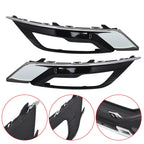 Set of 2 Front Bumper Fog Light Lamp Covers for Ford Fusion (2017–2018)