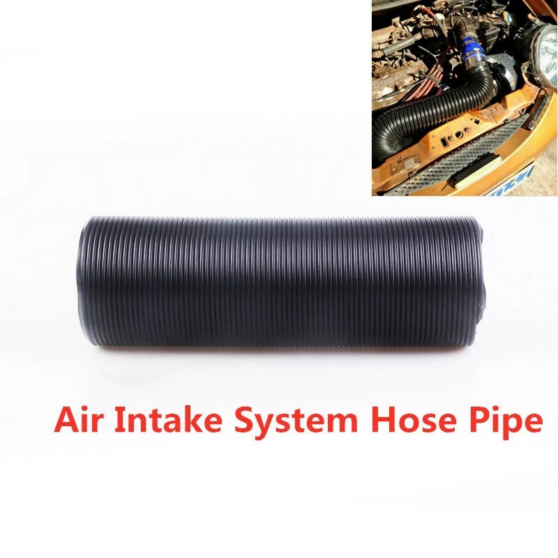 3" Flexible Adjustable High Flow Turbo Cold Air Intake Hose Pipe for Cars