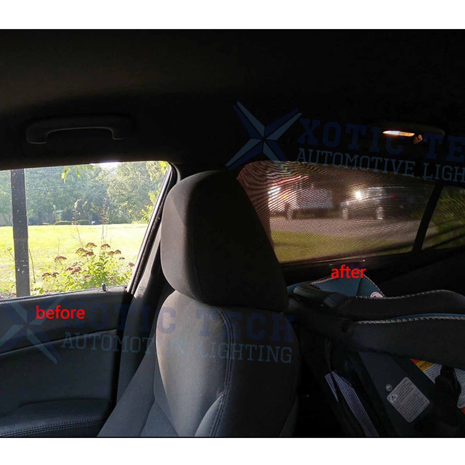 Car Side Window Sun Shade Mesh Cover for 4 Seats (2017-2020)