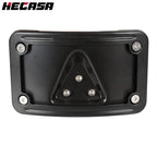 Curved Laydown License Plate Mount Bracket for Harley Dyna Softail Sportster