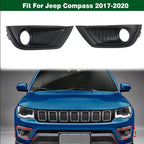 Fog Light Covers for 2017-2020 Jeep Compass Front Bumper (2017-2020)