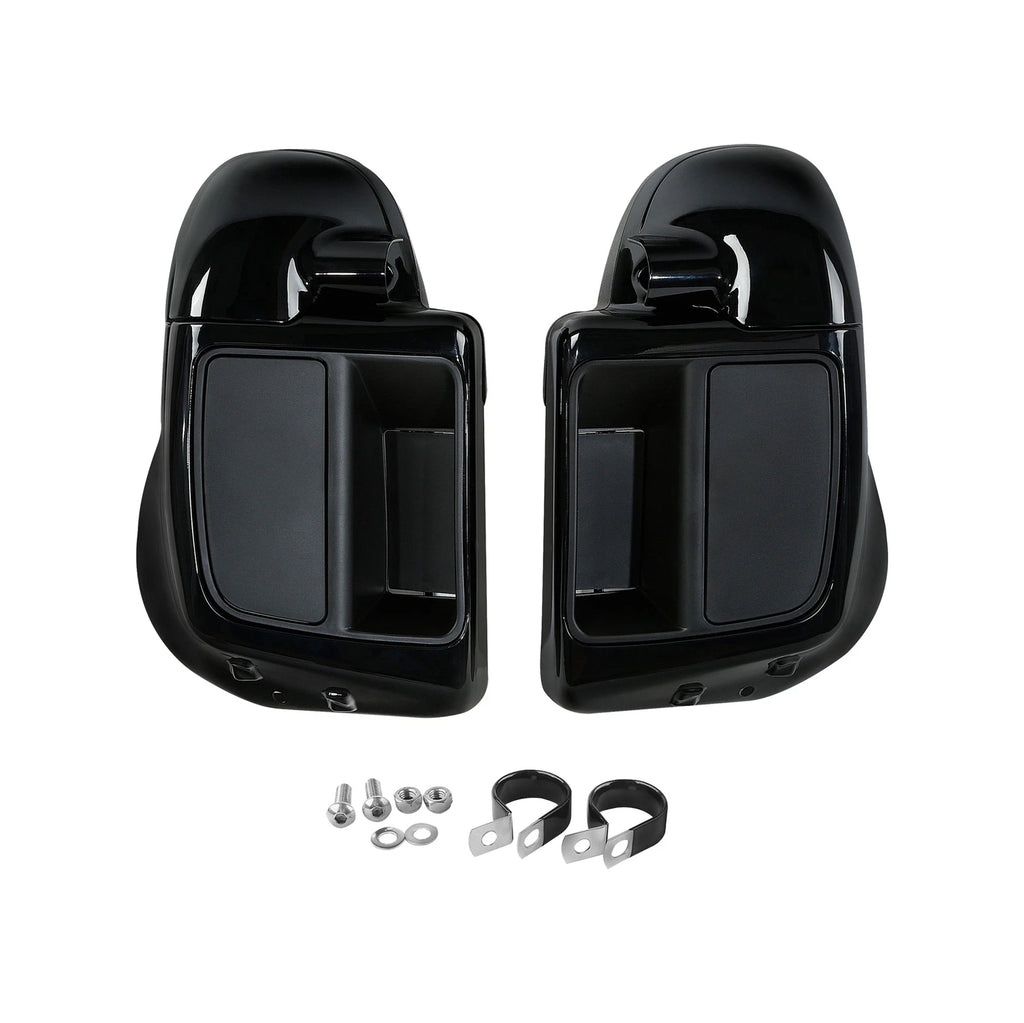 Lower Vented Leg Fairing for Harley Touring Road Glide (2014–Present) Black