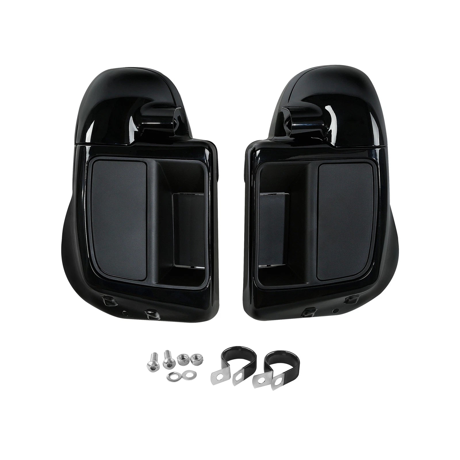 Lower Vented Leg Fairing for Harley Touring Road Glide (2014–Present) Black