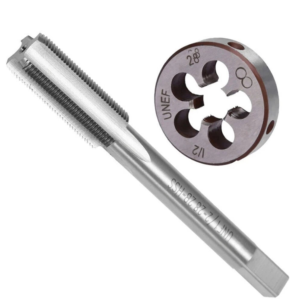 1/2-28 UNEF Tap & Die Set for Molding Machine (Right Hand)