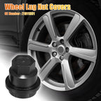 24 Pcs Wheel Lug Nut Covers No. 21011331 for Chevrolet Camaro (1997–2001) Black