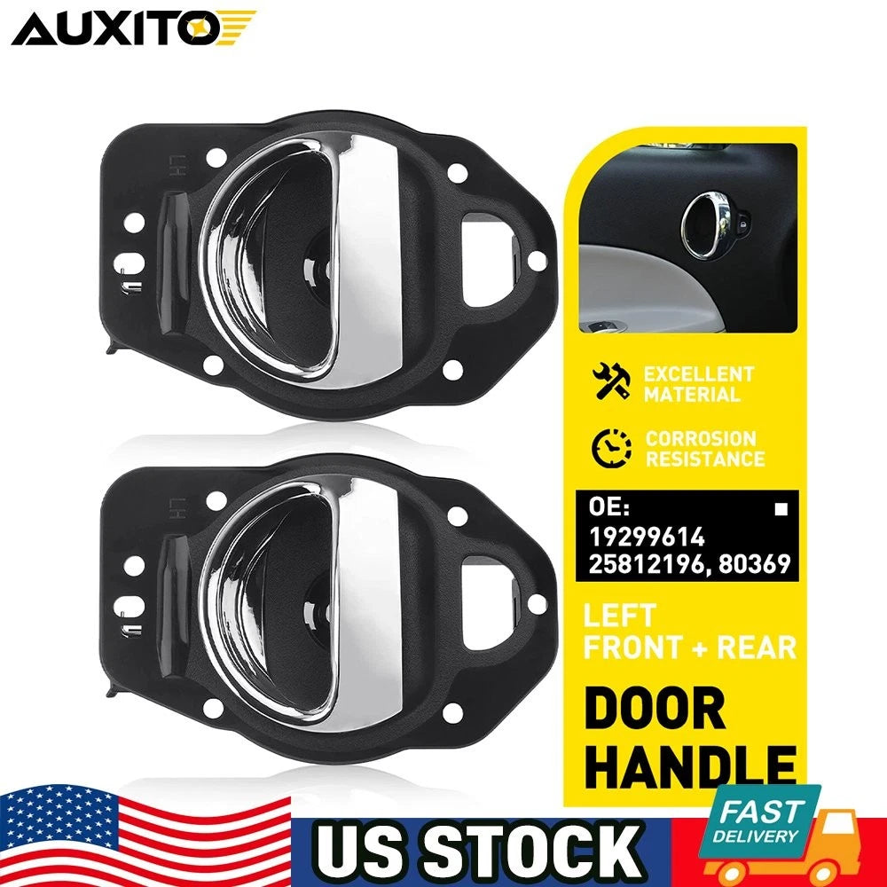 2X Inside Door Handle Chrome for Chevrolet HHR (2006–2011)