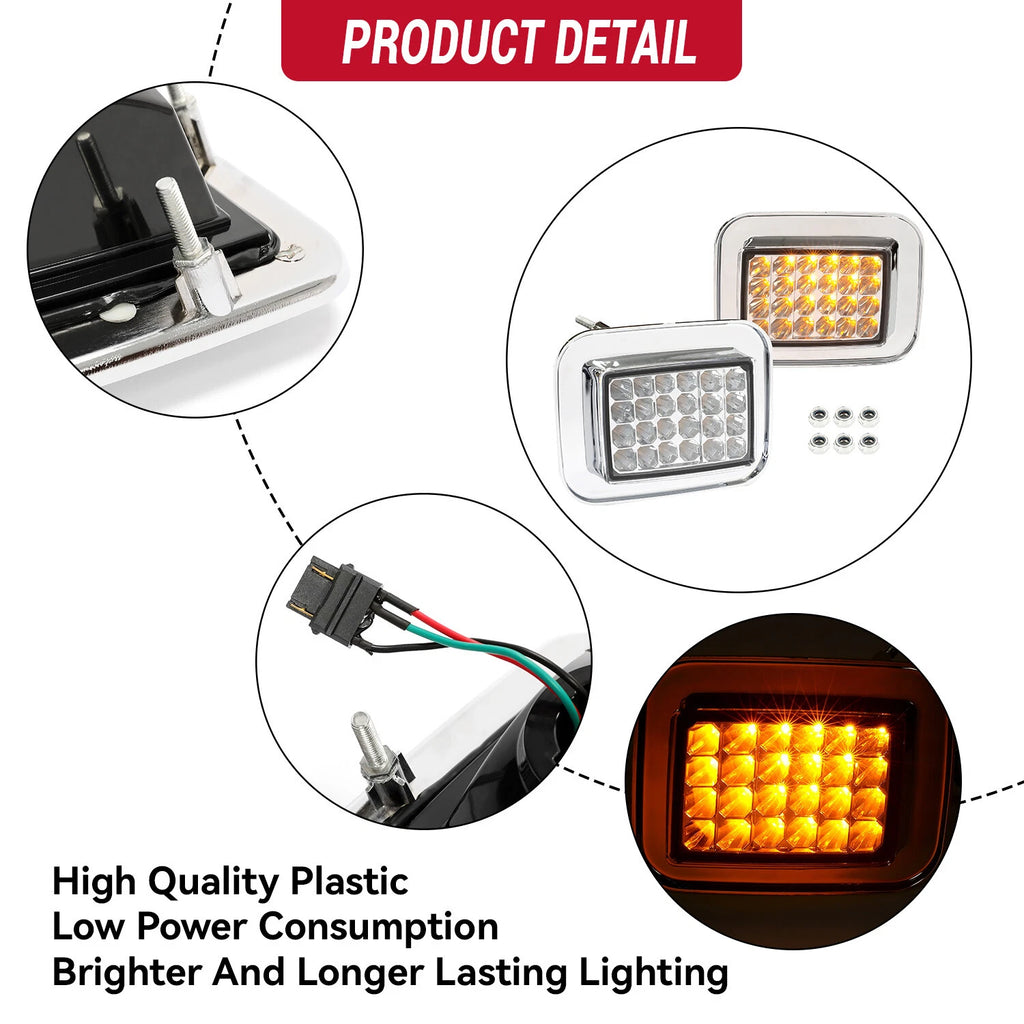 LED Corner Signal Lights for Hummer H2 (2003-2009)