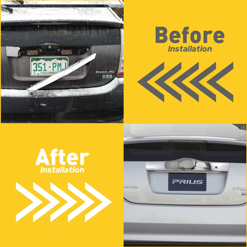 Rear Tailgate Liftgate Handle Garnish for Toyota Prius (2004â2009) Carbon Fiber