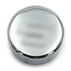 Chrome Brake Fluid Reservoir Cap Cover for Universal Bikes (40mm)