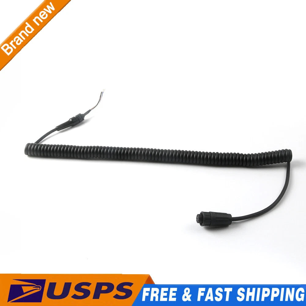 Coiled Microphone Cable for Raytheon Ray215 VHF Radio (R49060)