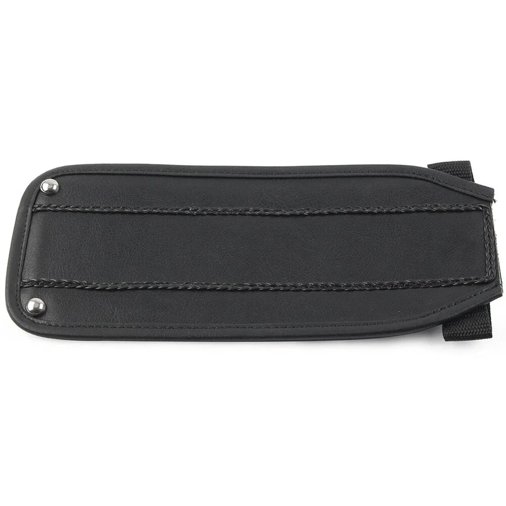 Black PU Leather Gas Tank Panel Bib for Harley Electra Glide FLH