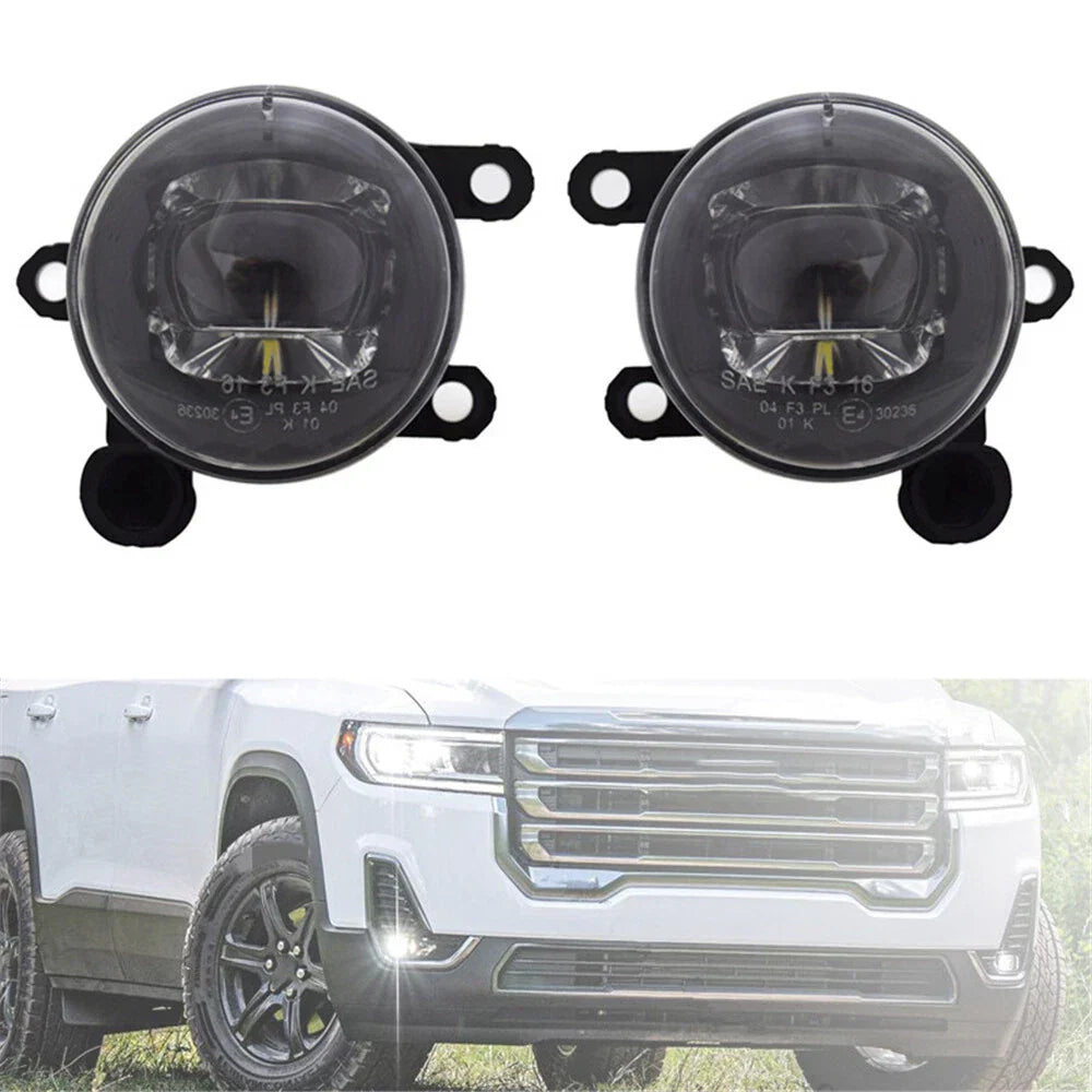 Front LED Fog Lights  for 2020-2022 GMC Acadia SLT Denali AT4