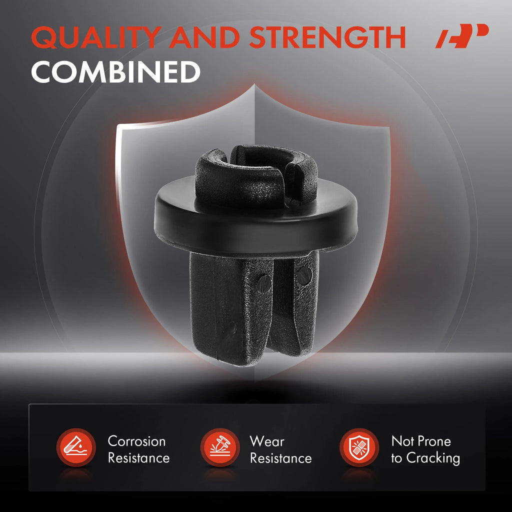 50Pcs Nylon Wheel Well Moulding Screw Grommet for Honda CR-V (1997–2001)