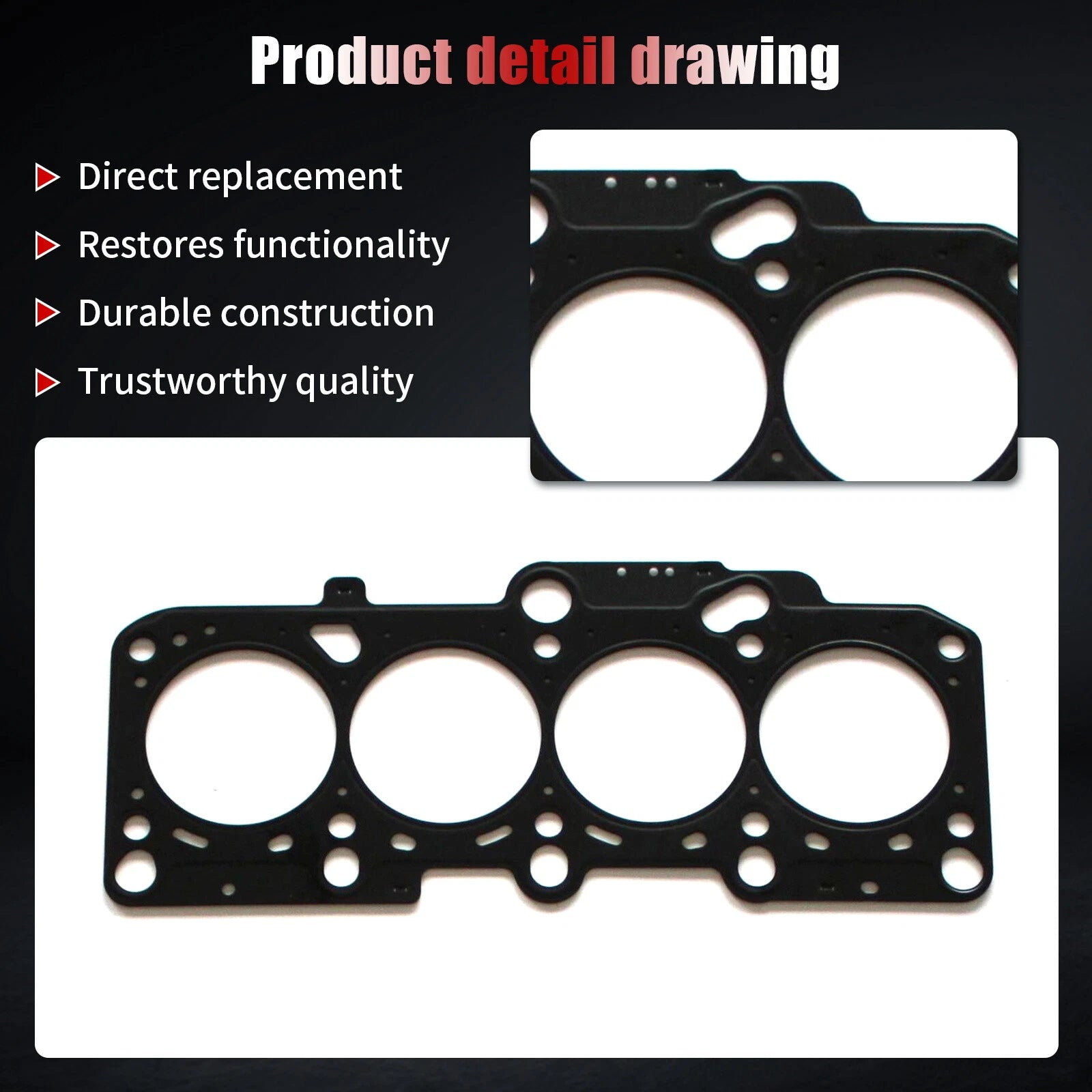 Head Gasket Set for Audi A4 Quattro, Volkswagen Golf, Passat (1997-2006)