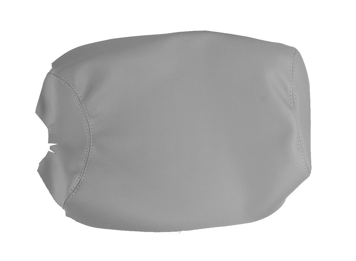 Center Console Lid Armrest Cover for Lexus LS460 (2007–2016) Gray PVC Leather