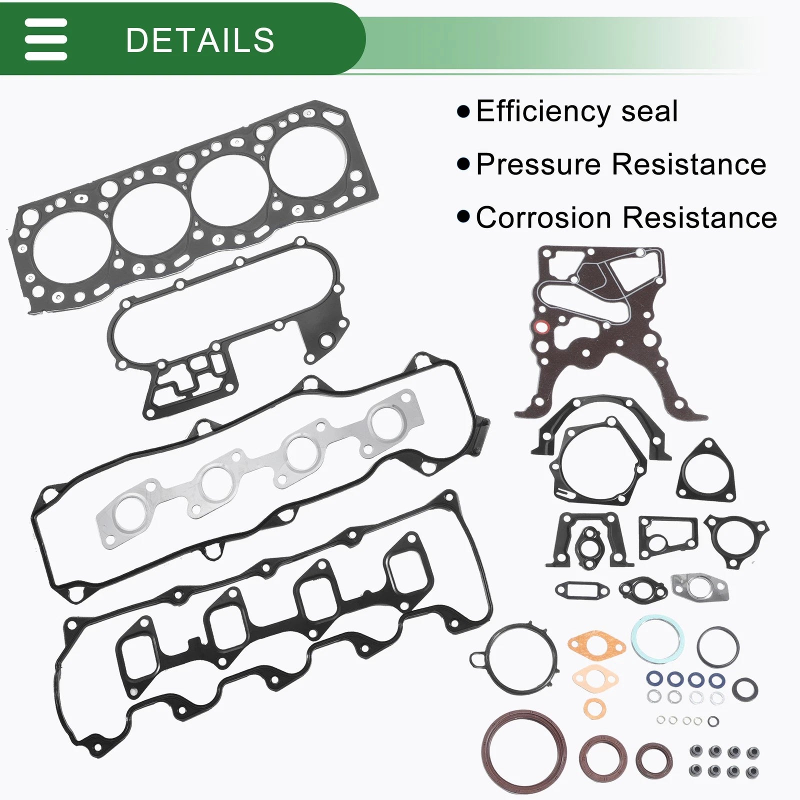 Cylinder Head Gasket Kit No. 0411154280 for Toyota 5L 