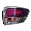 Replacement Passenger Outer Tail Light Assembly for 2014-16 Toyota Highlander