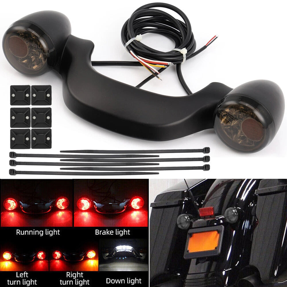 LED Turn Signal Tail Light Bar for Harley Road Street Glide (2010–2023)