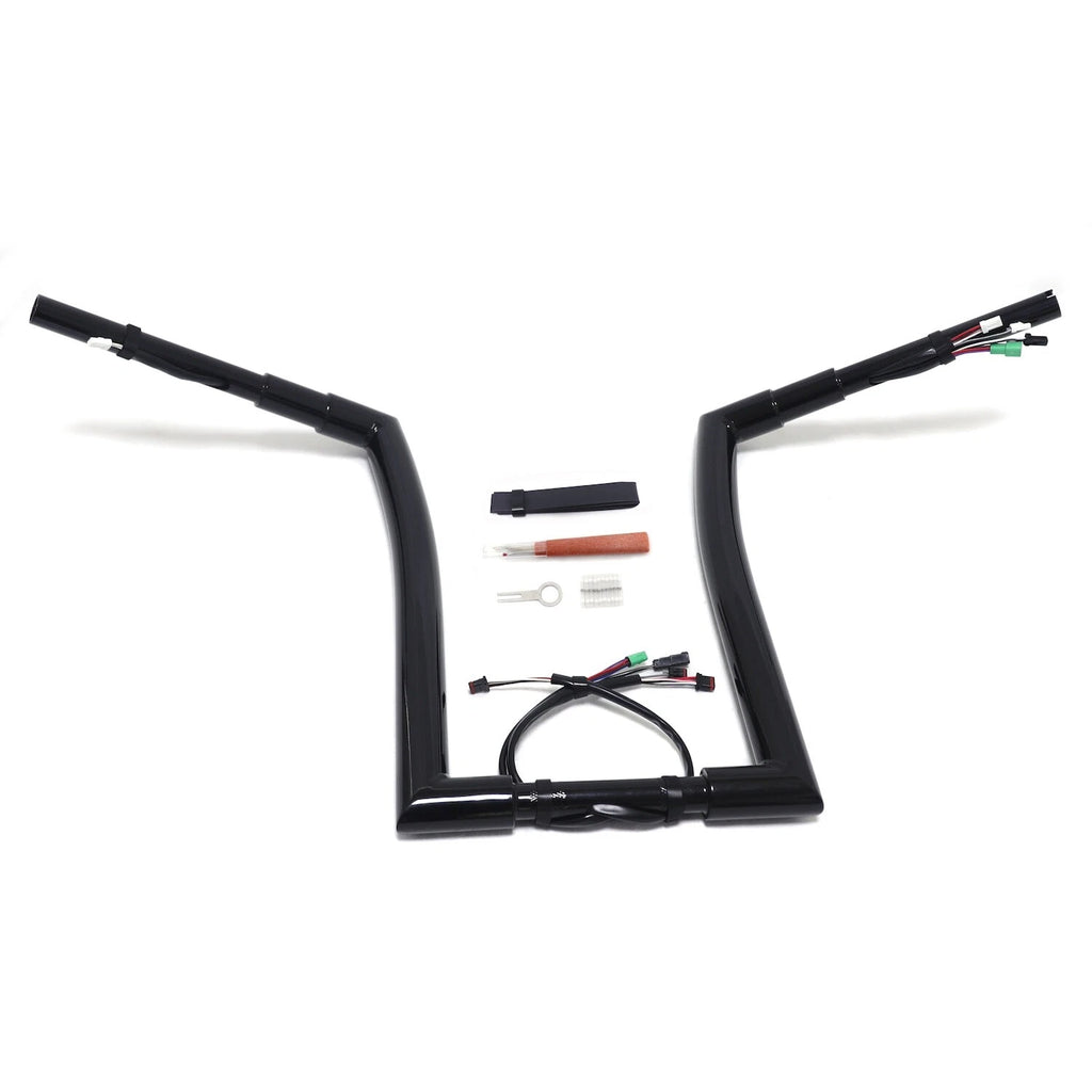 14" Rise Prewired Ape Hanger Handlebar for Harley Road King FLHR FLHRC (2014–2015)