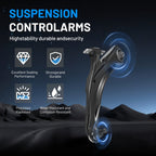 2x Front Lower Control Arms w/Ball Joints for Nissan Rogue (2008-2013)