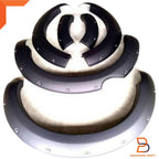 Black Fender Flare Arch for Nissan Navara D40 Widebody 4-Door Dual Cab