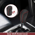 1Pc Gear Shift Knob Cover for Honda Inspire (2023) Red Faux Leather