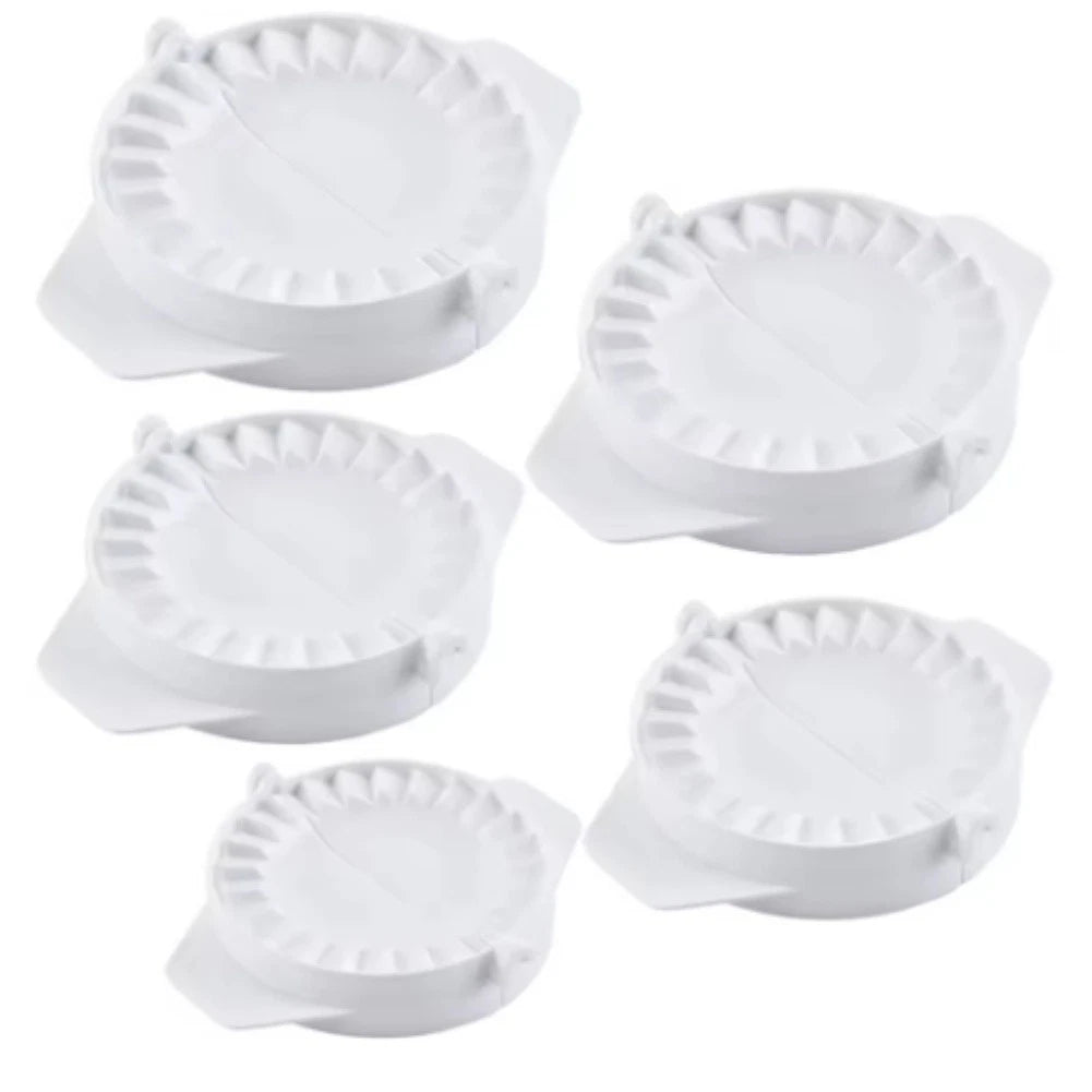 5 Piece Dumpling Making Tool Set with Multiple Size Molds