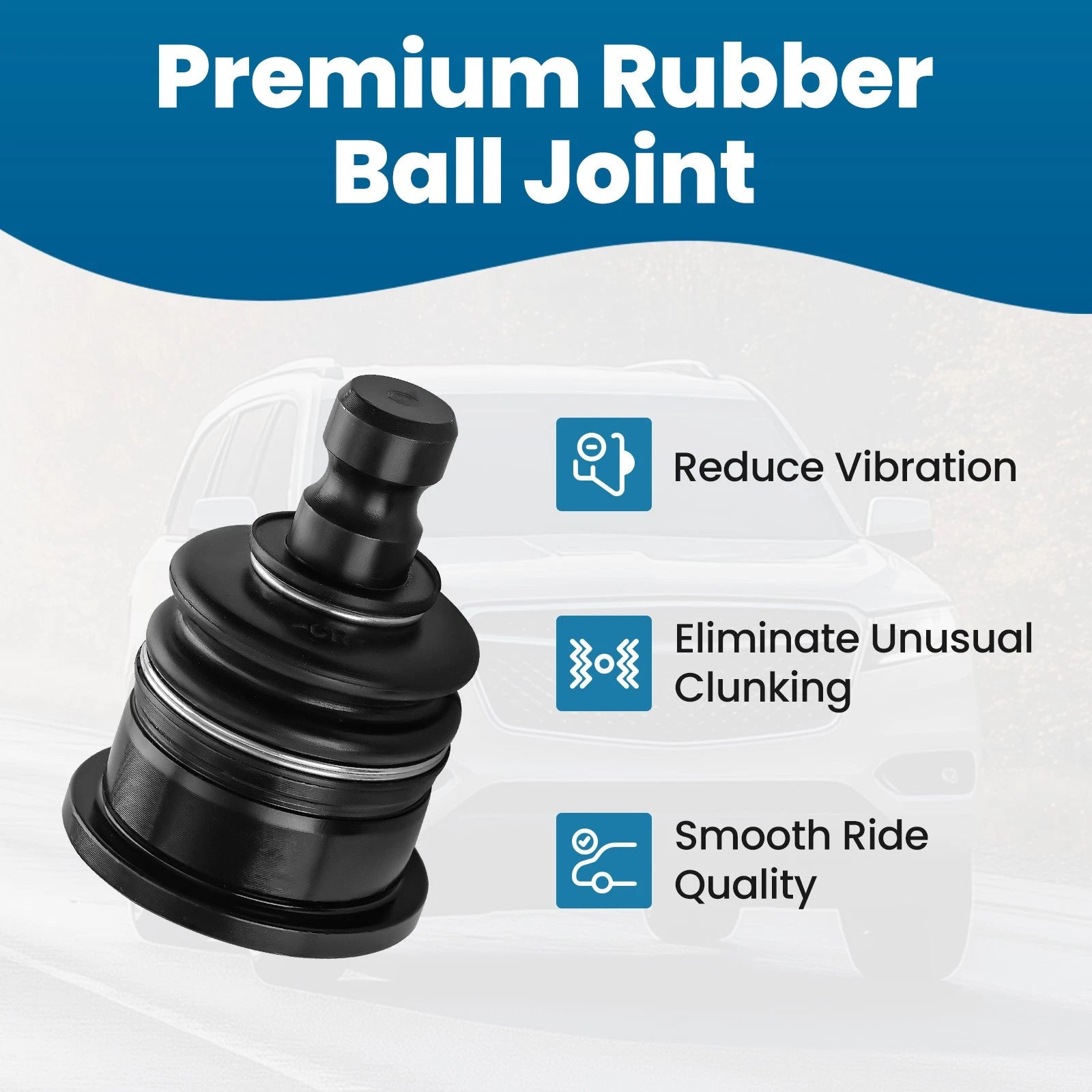 Front Upper Control Arms w/Ball Joint for Chevy Trailblazer GMC Envoy (2002–2009)